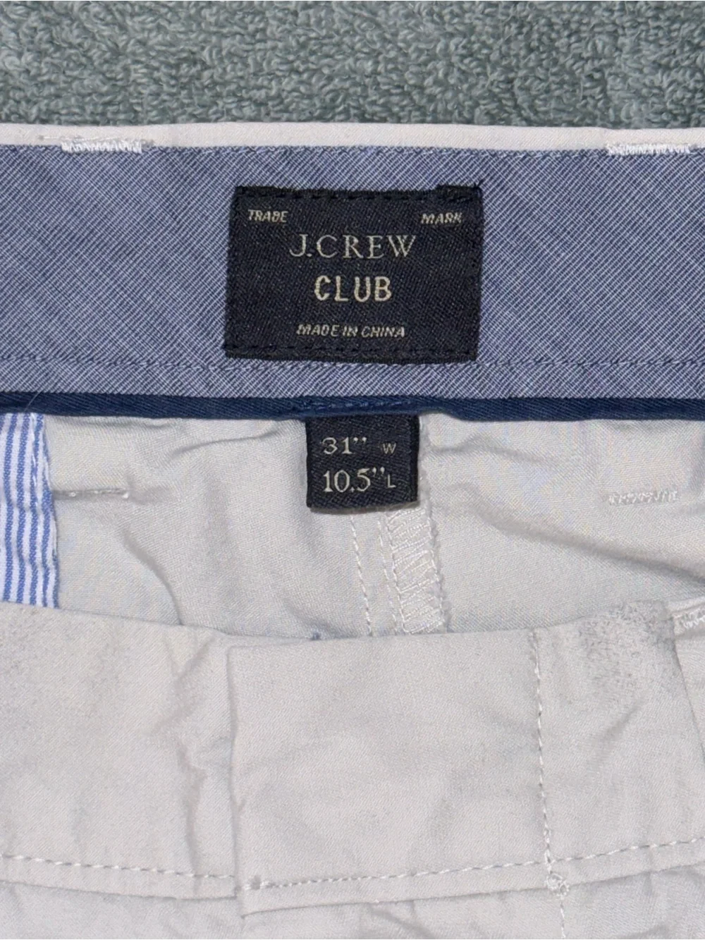 J.Crew Club Short Lightweight Chino - Size 31 | 10.5